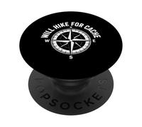 Escursionerà per l'avventura della bussola della cache PopSockets PopGrip Adesivo