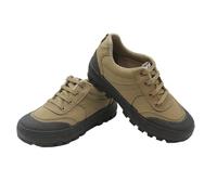 Escursioni all'aperto e Alpinismo Resistente all Usura Sito di Costruzione Protezione del Lavoro camuflaggio Scarpe da Allenamento a Basso Taglio per Uomini e Donne (Giallo,36)