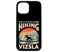 Escursioni con My Vizsla - Mountain Adventure Dog Custodia per iPhone 15