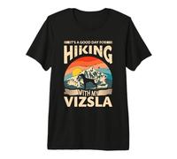 Escursioni con My Vizsla - Mountain Adventure Dog Maglietta Premium