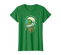 Escursioni dalla Colonia Maglietta, Donna, Verde Mela, XXL
