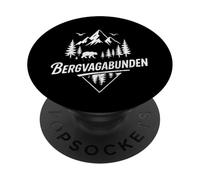 Escursioni in montagna, alpinismo, motivo per attività all'aria aperta PopSockets PopGrip Adesivo