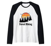 Escursioni nella foresta amanti della natura imballaggio a piedi Maglia con Maniche Raglan