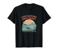 Escursioni vintage "Dai alla natura un po' di compagnia" Maglietta