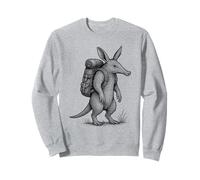 Escursionismo Aardvark Zaino in Spalla Divertente Natura Selvaggia Amante degli Animali Felpa