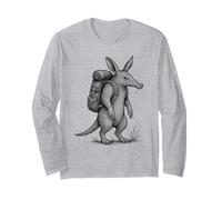 Escursionismo Aardvark Zaino in Spalla Divertente Natura Selvaggia Amante degli Animali Maglia a Manica