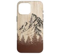 Escursionismo all'aperto Legno Natura Montagna Foresta Campeggio Custodia per iPhone 16 Pro Max