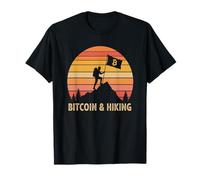 escursionismo avventura escursione blockchain sats libertà investire Bitcoin Maglietta