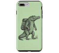 Escursionismo Caimano Backpacking Rettile Wilderness Animale Natura Custodia per iPhone 7 Plus/8 Plus