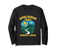 Escursionismo femminile vintage da Georgia a Maine Appalachian Trail Maglia a Manica