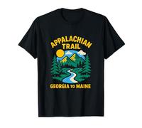 Escursionismo femminile vintage da Georgia a Maine Appalachian Trail Maglietta