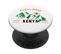 Escursionismo Kenya Mountain Compass grafica PopSockets PopGrip Adesivo