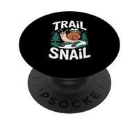 Escursionismo lumaca sentiero campeggio divertente escursionista PopSockets PopGrip Adesivo