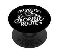 Escursionismo Segui sempre il percorso panoramico Scopri la bellezza PopSockets PopGrip Adesivo