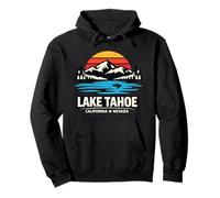 Escursionismo sul Lago Tahoe California Nevada Felpa con Cappuccio