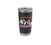 Escursionismo Svizzera Mountain Compass grafica Bicchiere termico in acciaio inox doppia parete