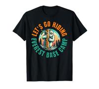 Escursionismo Yeti Lets Go Hiding Everest Base Camp Trekking Nepal Maglietta