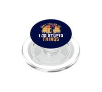 Escursionismo zaino in spalla Don't Follow Me I Do Stupid Things Retro PopSockets PopGrip per MagSafe