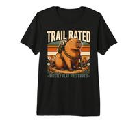 Escursionista Capybara Preferito per Lo più Piatto Maglietta Premium