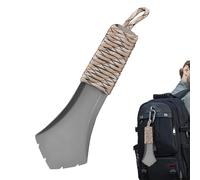 Escursionisti Pala - Lega di titanio Escursionismo Poop Pala,Compatto Outdoor Survival Accessori per Figli Figlie Uomini Donne Adolescenti Famiglia Amici