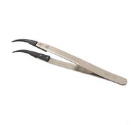 ESD - Pinzette mobili sicure, con set intercambiabile, punte per la manutenzione, strumenti dritti industriali in metallo, per telefono curvo antistatico (ESD-7A)