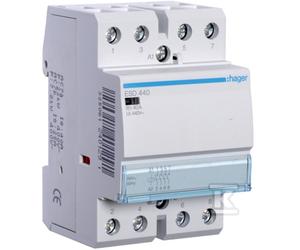 ESD440 Contattore 24VAC 4NO 40A AC-7A/B