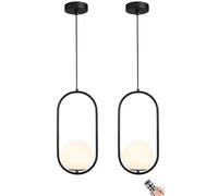ESDFGYU Lampadario a Sospensione a Batteria con Lampadina Ricaricabile dimmerabile e programmabile, lampadario a soffitto sospeso Alimentato a Batteria Non cablato, per Tavolo da Pranzo is