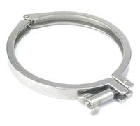 ESDUAIOP Morsetto Tri Clamp da 3,5" con ghiera da 106 mm, diametro esterno 304, raccordo in fusione di acciaio inossidabile for la produzione di latte e birra