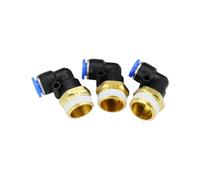 ESDUAIOP PL8-04 10 pezzi 8 mm connettore a pressione One Touch filettatura 1/2" raccordi rapidi pneumatici