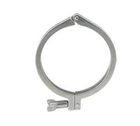 ESDUAIOP Raccordo for fusione in acciaio inossidabile 304 da 4,5" con ghiera Tri Clamp da 130 mm, diametro esterno, for produzione di latte e birra