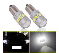 Eseastar BAY9S H21W lampadine LED bianche 6000K 12V-24V 21 LED SMD4014 Canbus senza errori con proiettore per luci laterali auto, luce di retromarcia, luce interna
