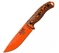ESEE-5 lama arancione, manico arancione/nero G-10 3D, fodero nero in kydex 5POR-006