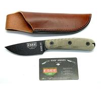 ESEE ES3HM, Coltello a Lama Fissa Unisex - Adulto, Verde, Taglia Unica