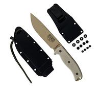 ESEE ES6PDE Coltello a Lama Fissa, Unisex - Adulto, Nero, Taglia Unica