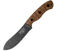 ESEE Knives ESEE JAMES GIBSON 5 NESSMUK, Manici in Micarta Marrone Scolpita, Nero O
