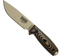 ESEE Knives ESEE Model 4 Desert Tan Blade 3D Coyote-Black G10 coltello da sopravvivenza 4PDT-005 fodero nero + gancio per cintura