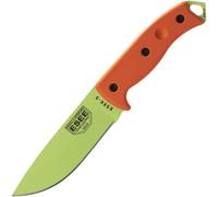ESEE Knives Modello 5 Venom Green, con fodero in kydex + clip per cintura ESEE-5P-VG-E