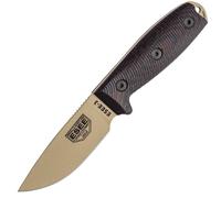ESEE Modello 3 Desert Tan, 3D Rosso/Nero G10 3PMDT-004