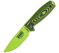 ESEE Modello 3 Venom Green, 3D Neon Green/Black G10 3PMVG-007
