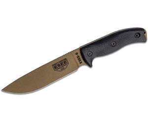ESEE Modello 6 Lama Dark Earth, 3D Nero G-10 6PDE-001