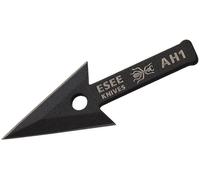 ESEE Punta Arrowhead, Rivestimento Nero a Polvere, Confezionato in Clamshell AH1-ARROWHEAD-CS