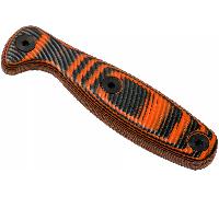 ESEE Xancudo arancione/nero G-10 manico 3D senza foro XAN2-HANDLE