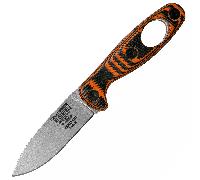 ESEE, Xancudo S35V, manico in G-10 3D arancione/nero con foro, fodero nero XAN1-006