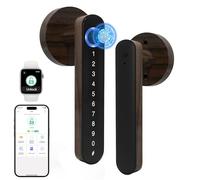 Eseesmart Smart Door Lock - Serratura per porta con impronte digitali con maniglia, serratura intelligente 5 in 1 con tastiera, impronte digitali, chiave APP Bluetooth, serrature elettroniche digitali