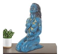 EsEico Scultura divina, statuetta femminile divina, statua in resina di guarigione, statua mitologica, scultura in resina che modella l'amore spirituale dea per casa, camera da letto, uffici e tavolo