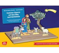 Eselchen Zippora auf dem Weg nach Bethlehem. Eine Weihnachtsgeschichte für die Erzählschiene. Erzählschienen-Figurenset: Ausgestanzte Spielfiguren und ... Maria, Josef und Esel auf dem Weg zur Krippe