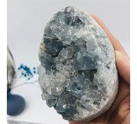 Esemplare di grappolo di cristallo di celestite blu naturale for la decorazione della casa decorazione della stanza (Color : 800-1000g)
