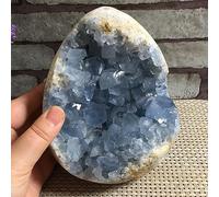Esemplare di grotta di cristallo a grappolo di lapislazzuli blu scuro naturale da decorazione della stanza (Size : 200-300g)