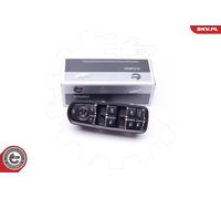 Interruttore alzacristalli anteriore nero 37SKV086 ESEN SKV per PORSCHE PANAMERA