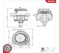 ESEN SKV 75SKV131 Sospensione, Motore per BMW